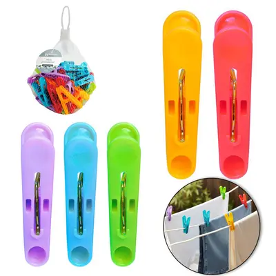PRENDEDOR DE ROUPA DE PLASTICO COM 50 PECAS 4,5X1,2CM NA REDE