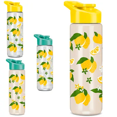 GARRAFA SQUEEZE DE PLASTICO PET LIMAO SICILIANO COM TAMPA E ALCA 700ML