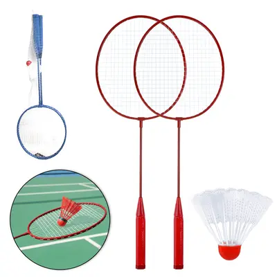 RAQUETE DE BADMINTON COM 2 PECAS + PETECA NA REDE