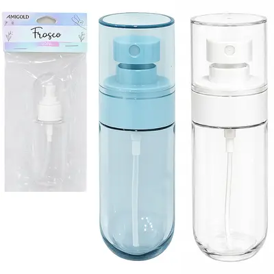 FRASCO SPRAY DE PLASTICO PARA VIAGEM COM TAMPA 50ML