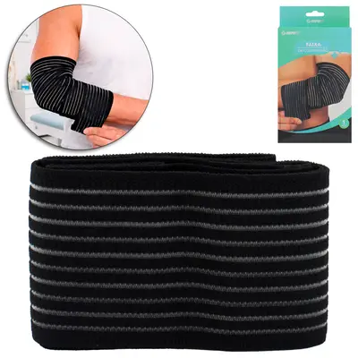 COTOVELEIRA FAIXA DE COMPRESSAO DE NYLON COM VELCRO AJUSTAVEL IMPOFIT