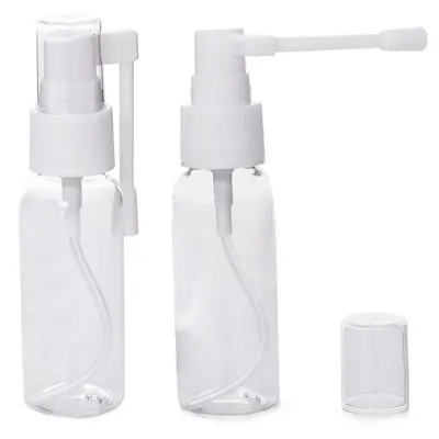 FRASCO SPRAY DE PLASTICO PARA VIAGEM COM TAMPA + DIRECIONADOR 30ML CVD