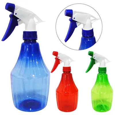 PULVERIZADOR / BORRIFADOR DE PLASTICO PET TRANSCOLOR 500ML
