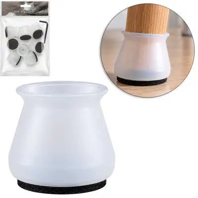 PROTETOR PARA MOVEIS DE SILICONE COM 8 PECAS 3,5X3CM DE Ø