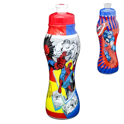 GARRAFA SQUEEZE SLEEVE DE PLASTICO PP MARVEL 450ML