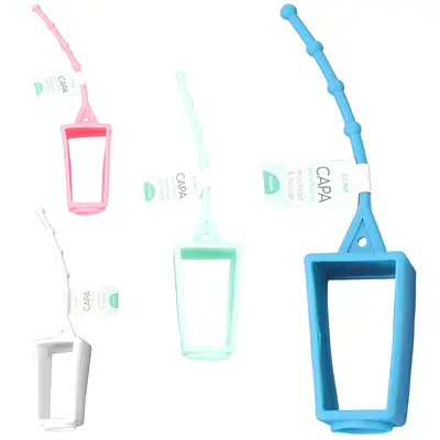 CAPA DE SILICONE PARA FRASCO FLIP TOP VIAGEM COLORS 7X3,5CM CVD