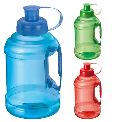 GARRAFA SQUEEZE DE PLASTICO PET COM ALCA COLORS 1000ML