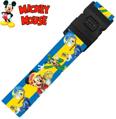 FITA / CINTO PARA MALA COM SEGREDO MICKEY 1,78M NA CARTELA
