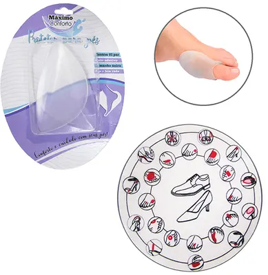 PROTETOR DE SILICONE PARA CURVA DO PE COM 2 PECAS 9X5CM