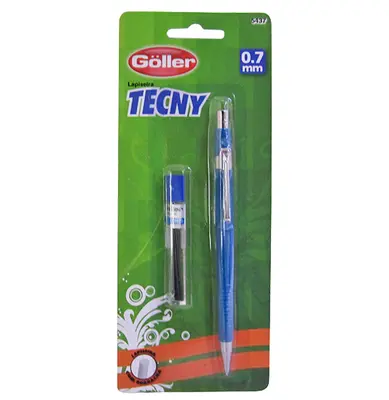 LAPISEIRA TECNICA TECNY 0.7MM COM 1 TUBO DE GRAFITE NA CARTELA