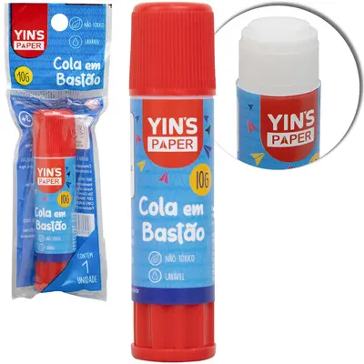 ADESIVO / COLA BASTAO YINS PAPER 10GR