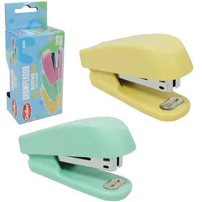GRAMPEADOR DE METAL/PLASTICO ROUND COLORS PASTEL 9X5CM