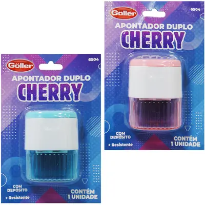 APONTADOR DUPLO CHERRY COM DEPOSITO