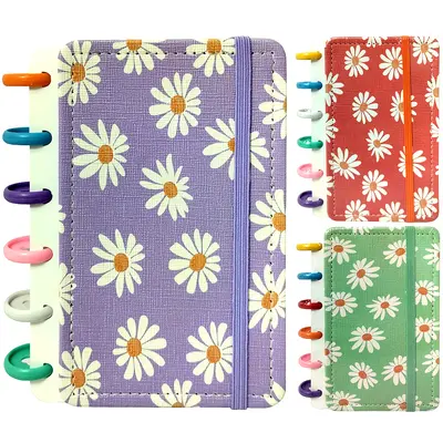 CADERNETA / BLOCO DE ANOTACAO DISCO FLOR COM 80 FOLHAS 15,5X10,5CM