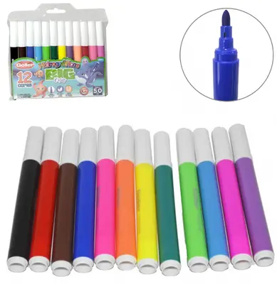 CANETA HIDROGRAFICA / HIDROCOR BIG COLORS COM 12 PECAS