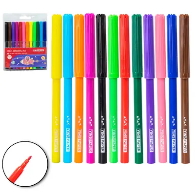 CANETA HIDROGRAFICA/HIDROCOR PLUS YINS PAPER COM 12 PECAS