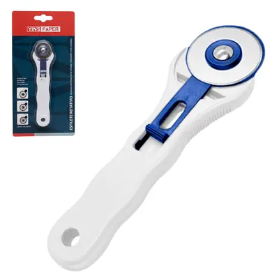 ESTILETE ROTATIVO LAMINA 28MM DE PLASTICO YINS PAPER 15CM