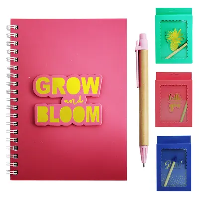 CADERNO CADERNETA / BLOCO DE ANOTACAO ESPIRAL INTER PAPER COM CANETA 38 FOLHAS 16,8X11,8CM