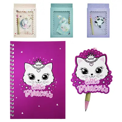 CADERNO CADERNETA / BLOCO DE ANOTACAO ESPIRAL INTER PAPER COM CANETA 38 FOLHAS 16,8X11,8CM