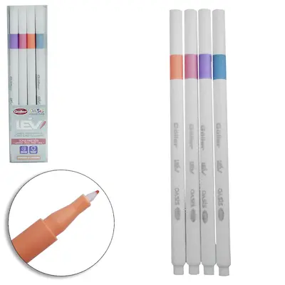 CANETA HIDROGRAFICA PONTA SUPER FINA 0.4MM LEV PASTEIS OASIS COLLECTION COM 4 PECAS