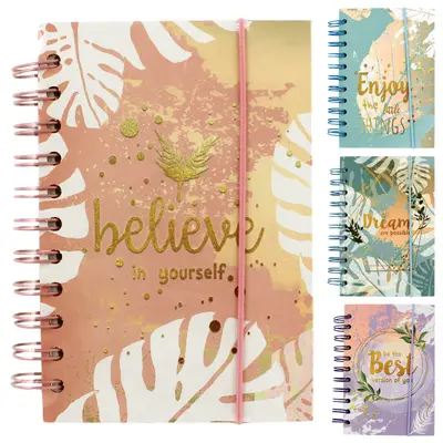 CADERNO CADERNETA / BLOCO DE ANOTACAO ESPIRAL 160 FOLHAS 14,8X10,5CM