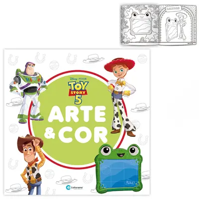 LIVRO DE COLORIR ARTE E COR TOY STORY 36 PAGINAS 27X27CM