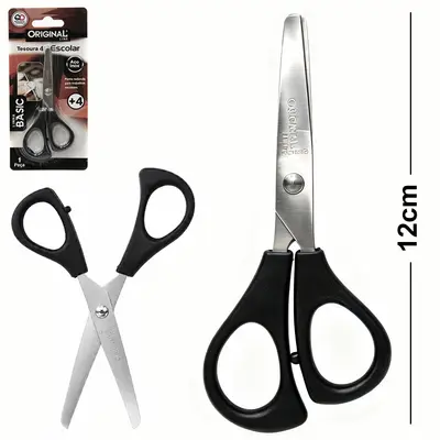 TESOURA ESCOLAR DE INOX 4½'' 12CM