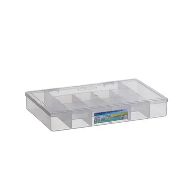 ESTOJO ORGANIZADOR DE PLASTICO RETANGULAR COM 11 DIVISORIAS MEDIO 27X18CM