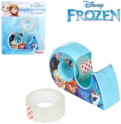 FITA ADESIVA COM 2 PECAS 6M + SUPORTE FROZEN NA CARTELA