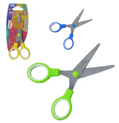 TESOURA ESCOLAR DE INOX FLOSSY ANATOMICA 5''