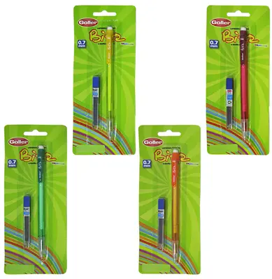 LAPISEIRA BITZ COLORS 0.7MM COM 1 TUBO DE GRAFITE NA CARTELA