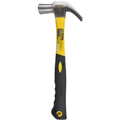 MARTELO UNHA CABO EMBORRACHADO AMARELO/PRETO PRO 27MM 33CM