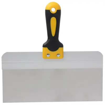 ESPATULA DE INOX PARA GESSO DRYWALL 10'' CABO EMBORRACHADO 25,5X25,5CM
