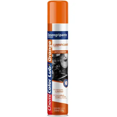 DESENGRIPANTE SPRAY CHEMI COLOR ORANGE 250ML/120G