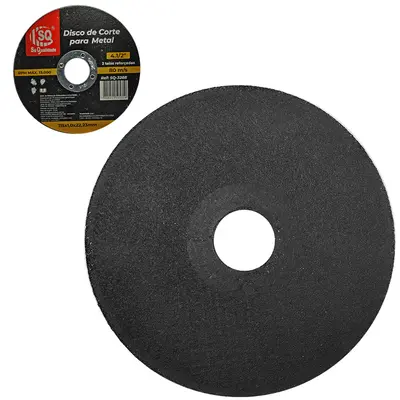 DISCO DE CORTE PARA METAL / INOX 2 TELAS REFORÇADAS 4½'' 115X22,23X1MM