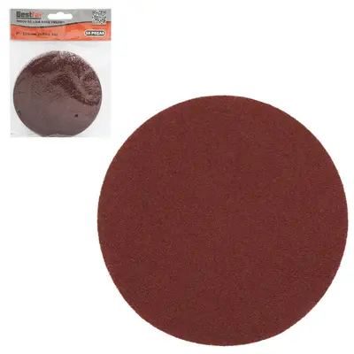 DISCO DE LIXA COM BASE VELCRO 125MM 5'' GRAO 36 10 PECAS NA SOLAPA