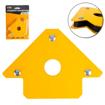 ESQUADRO MAGNETICO SETA 25LBS / 12KG MULTIANGULAR 45/90/135º