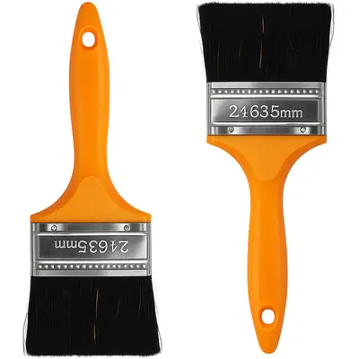 PINCEL / TRINCHA PARA PINTURA CABO PLASTICO AMARELO 2½'' 635MM 20X7CM