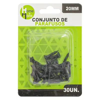CONJUNTO DE PARAFUSOS PHILIPS 20MM COM 30 PECAS
