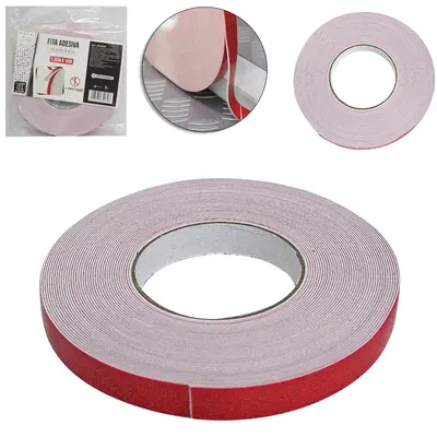 FITA ADESIVA DUPLA FACE DE ESPUMA 18MMX15M