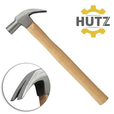 MARTELO UNHA CABO MADEIRA HUTZ 22MM 30CM