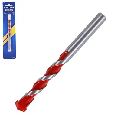 BROCA DE ACO CARBONO YG6 FURA TUDO PARA CONCRETO / MADEIRA / METAL 10MM