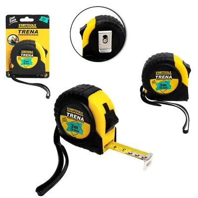 TRENA EMBORRACHADA AUTOMATICA COM TRAVA PRO 3MX18MM