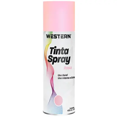 TINTA SPRAY USO GERAL ROSA 400ML / 250G