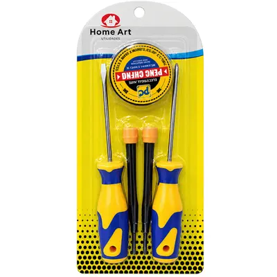 KIT FERRAMENTA COM 2 CHAVES DE PRECISAO + FENDA + PHILIPS E FITA ISOLANTE FRM