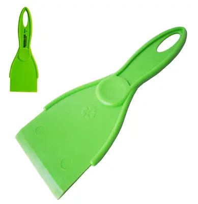 ESPATULA DE PLASTICO PARA PINTURA VERDE 19X6,5CM