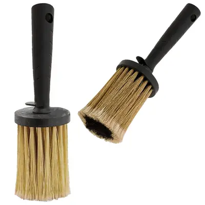BROXA PARA PINTURA REDONDA CABO PLASTICO 25CM