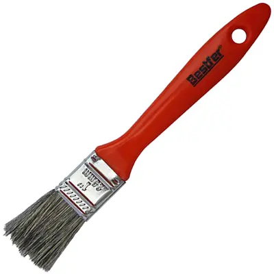 PINCEL / TRINCHA PARA PINTURA CABO PLASTICO LARANJA 1'' 25MM