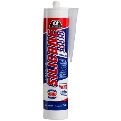 ADESIVO / COLA DE SILICONE BOND INCOLOR 250G