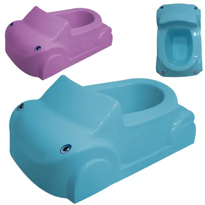 TRONINHO PENICO ASSENTO DE PLASTICO CARRO PIN PIN COLORS 1L